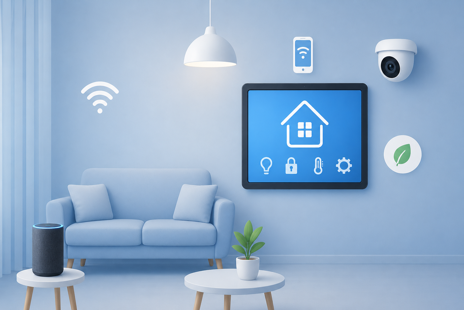 Smart lighting and home automation setup