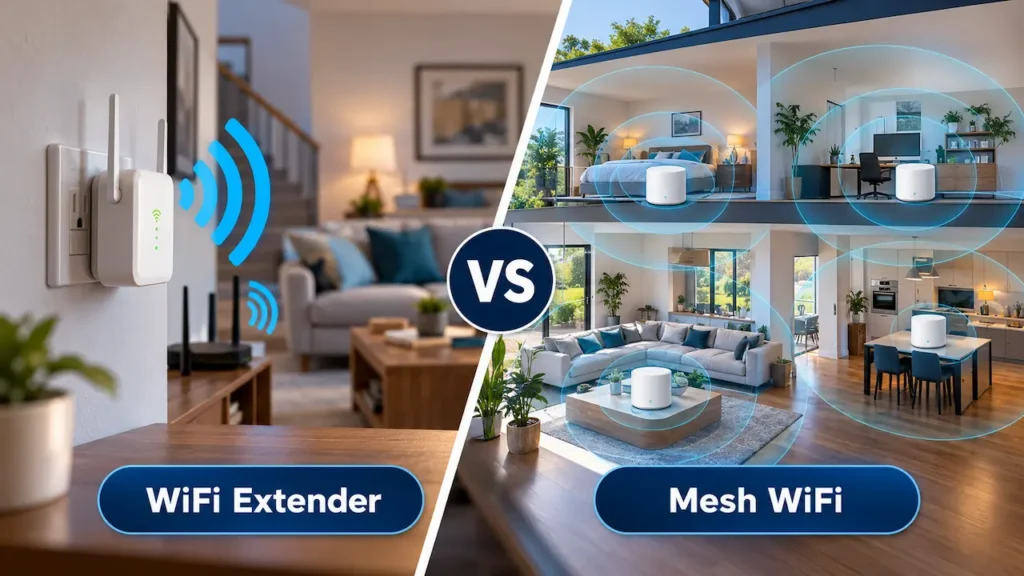 WiFi Extender vs Mesh WiFi: Which Is Better for Your Home?